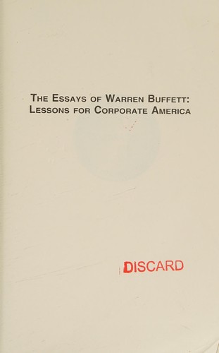 The Essays of Warren Buffett